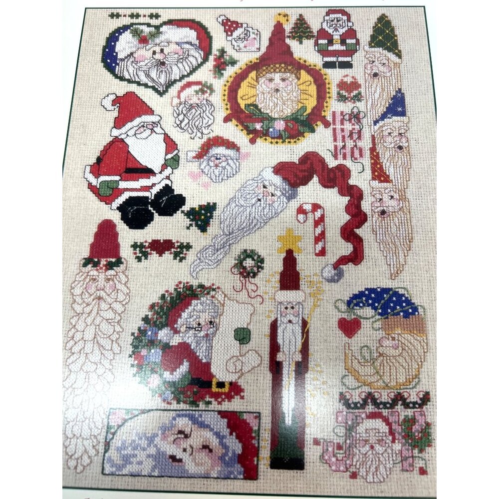 Sam Hawkins Santas Cross Stitch Pattern Booklet